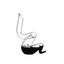 RIEDEL Boa Decanter filled with a drink on a white background