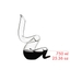 RIEDEL Boa Decanter filled with a drink on a white background